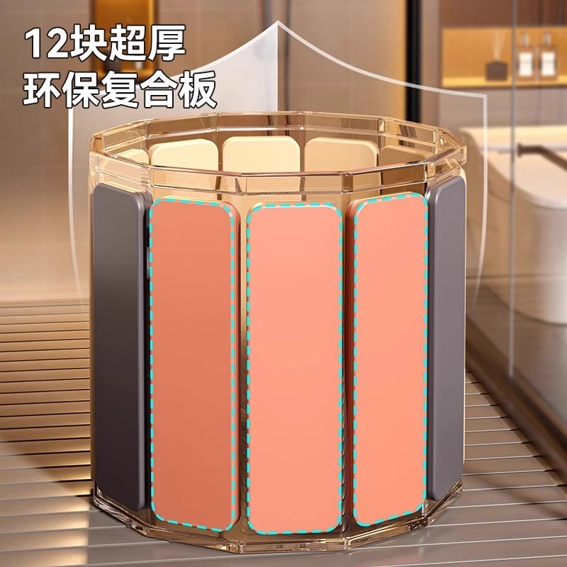 婴儿游泳桶泡澡桶儿童家用可折叠新生儿浴桶宝宝洗澡桶游泳池浴桶
