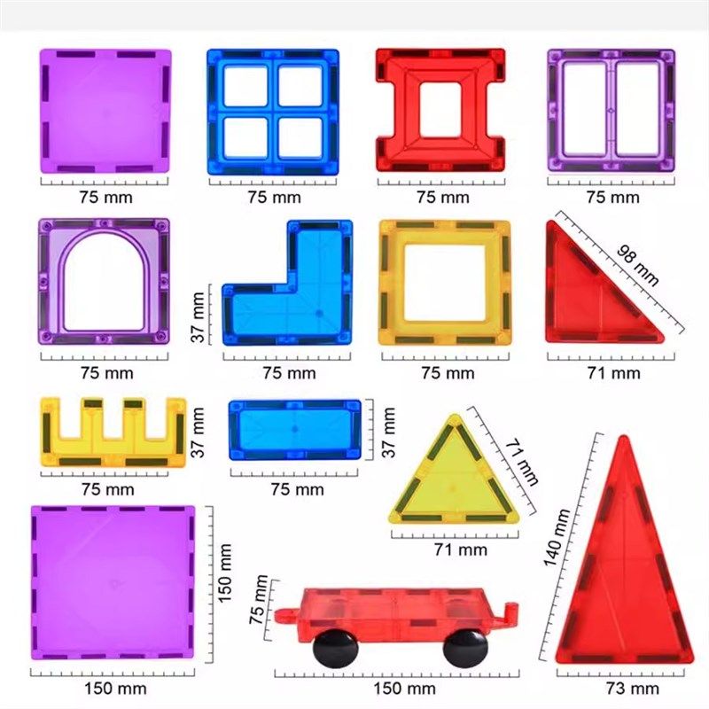 彩窗磁力片儿童益智玩具拼图男女孩100片积木强力智力拼装磁力贴,玩具/童车/益智/积木/模型,普通塑料积木,淘宝优惠券,粉丝福利购,淘宝优惠卷