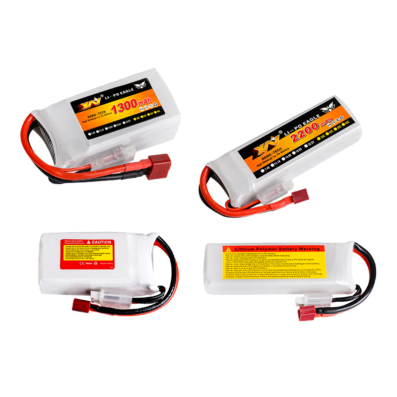 鹰王固定翼飞机车船 3S 11.1V 25C 1300/1500/1800/2200mah锂电池