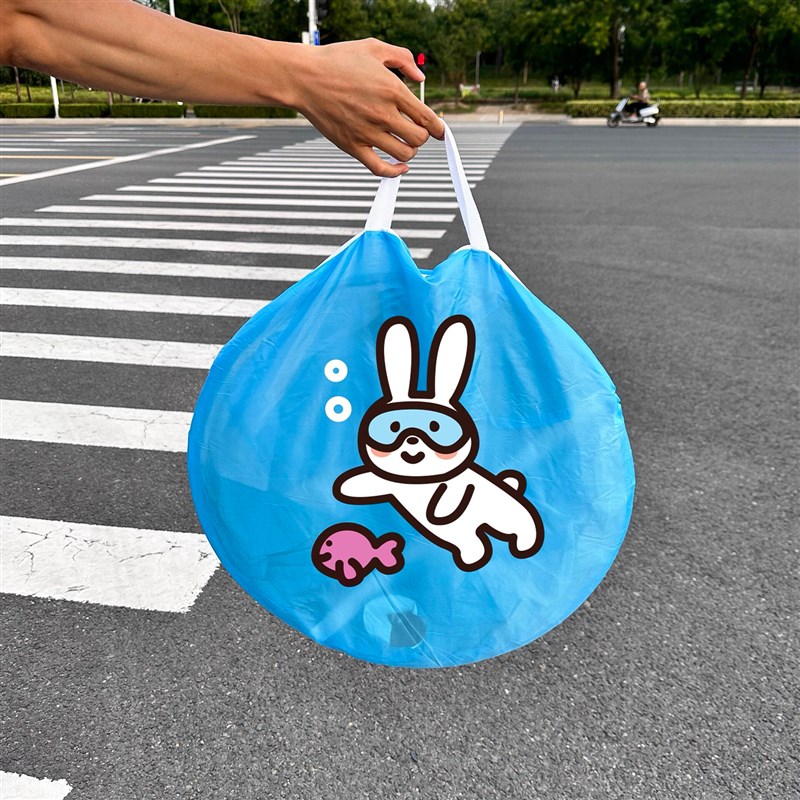 儿童沙滩小帐篷海边旅游户外戏水玩具便携式折叠游戏屋遮阳防晒