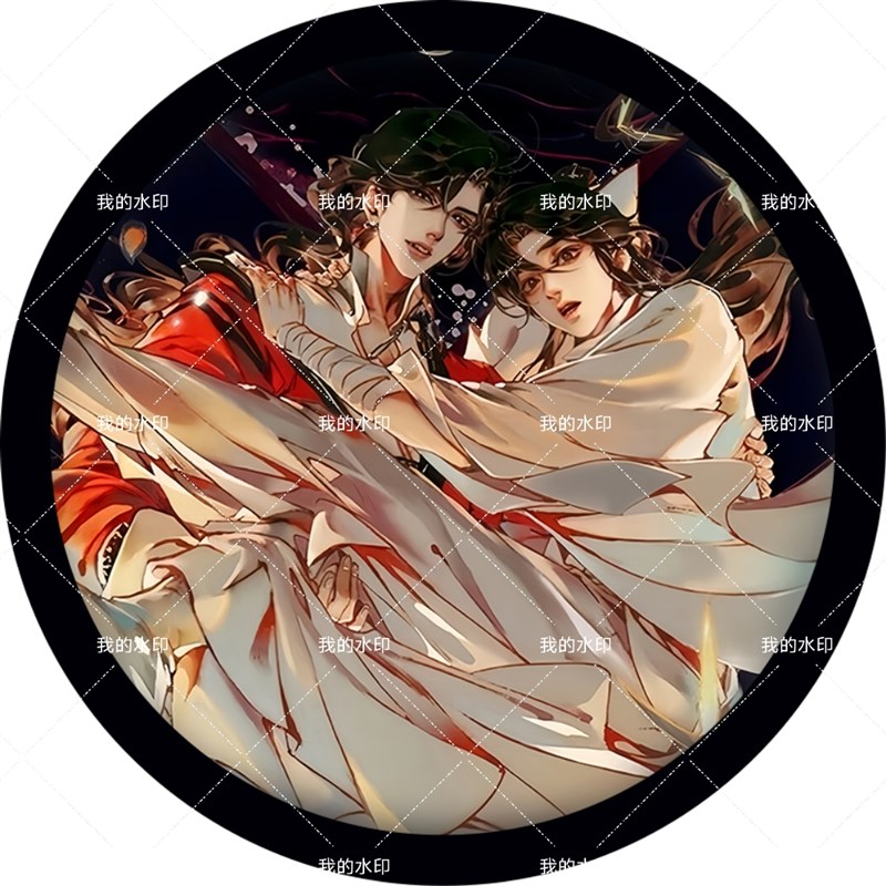 天宫小说系列周边吧唧花城谢怜周边徽章二次元游戏谷子挂饰痛包