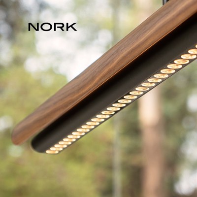 诺克观月餐厅吊灯轻奢现代茶室简约岛台吧台餐桌高端一字长条灯具