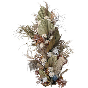 飾擺件蘆葦插花成品拱門復古櫥窗布置花藝影樓拍照背景道具 干花裝