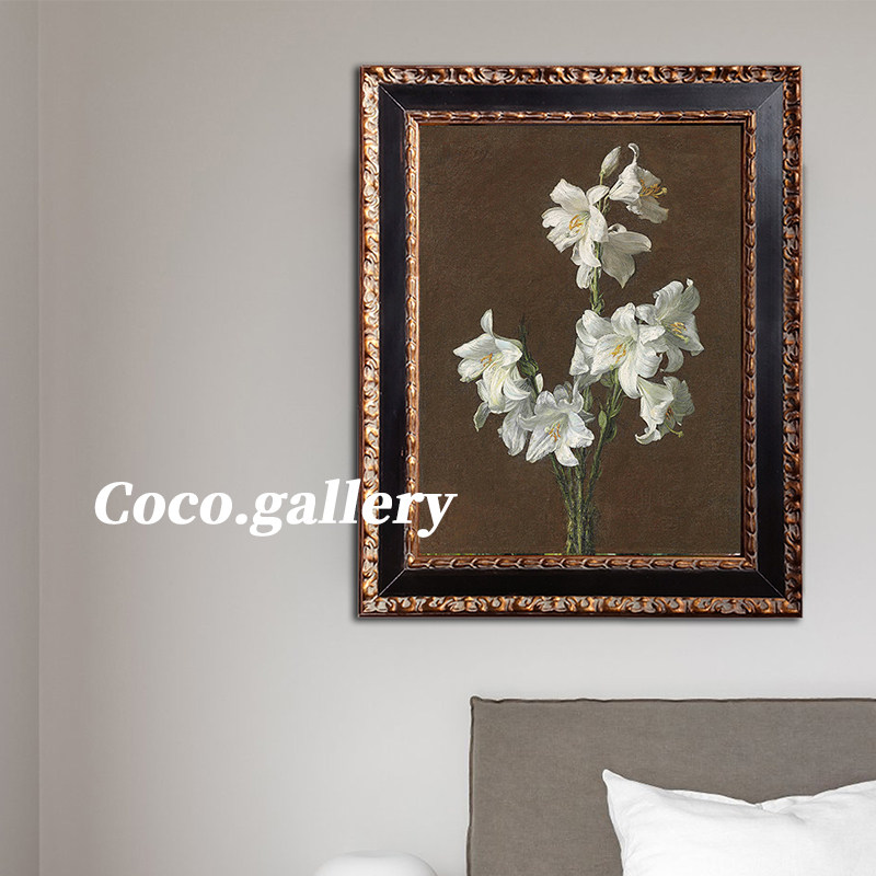 可可的画廊拉图尔花卉静物客厅餐厅卧室组合古典油画法式美式挂画,家居饰品,油画,淘宝优惠券,粉丝福利购,淘宝优惠卷