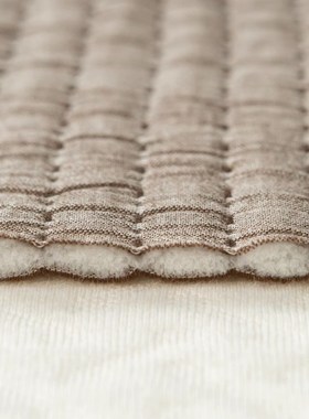 格序绗缝被 Refresh芮夫 全棉四季盖毯简约侘寂复古空调被午睡