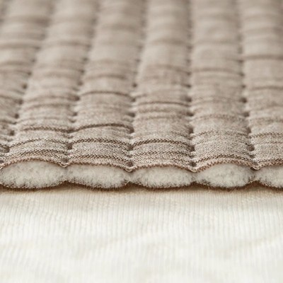 格序绗缝被 Refresh芮夫 全棉四季盖毯简约侘寂复古空调被午睡