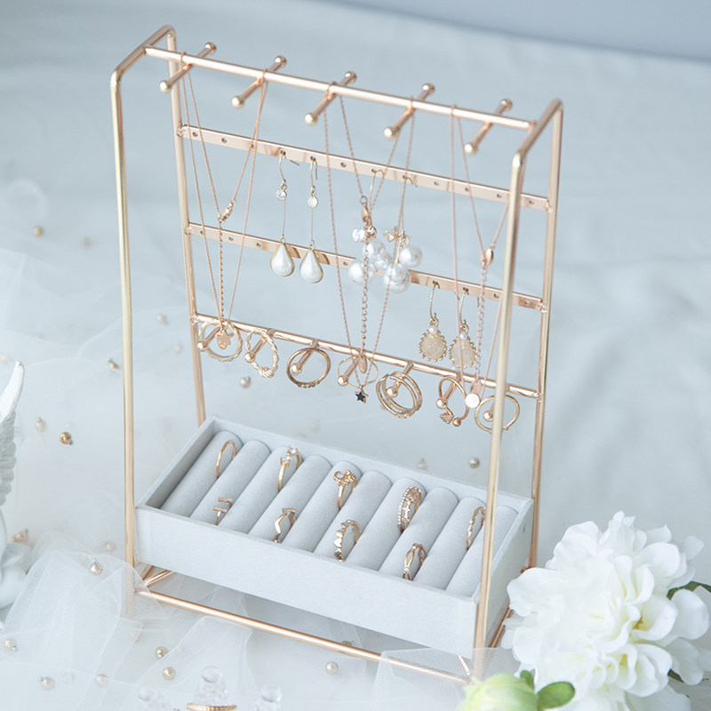 首饰展示架家用多功能耳环架项链架戒指托盘梳妆台饰品珠宝收纳架,饰品/流行首饰/时尚饰品新,首饰展示架,淘宝优惠券,粉丝福利购,淘宝优惠卷