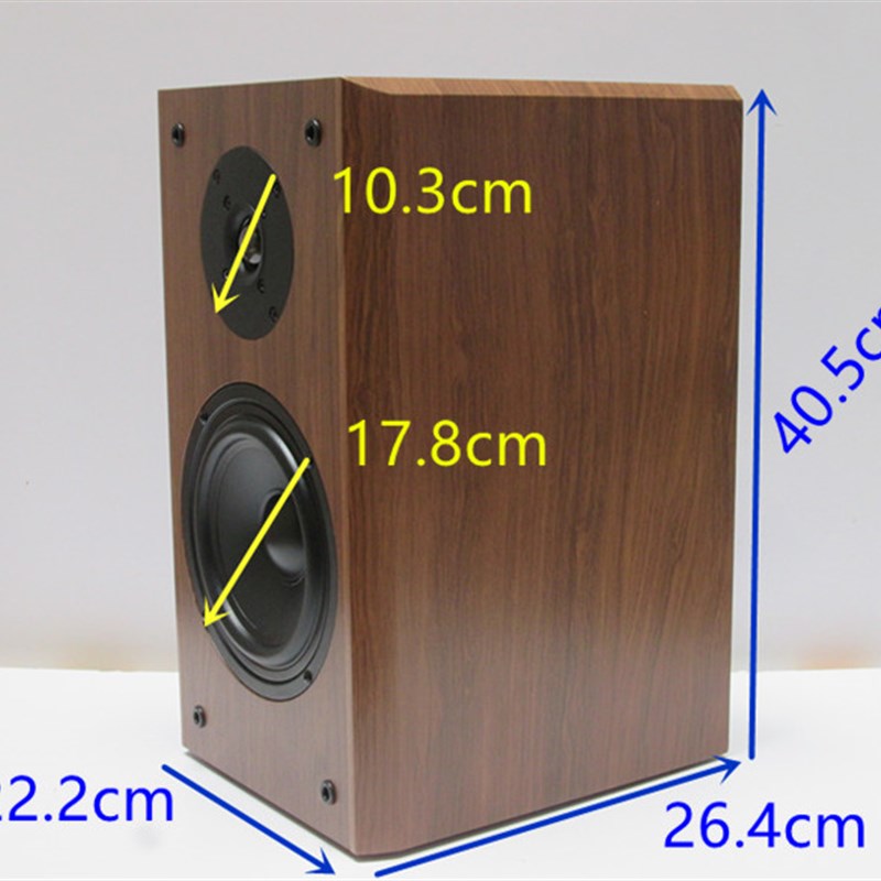 65寸音箱木质无源音箱6寸书架箱65寸书架箱无源6寸家用音箱音响