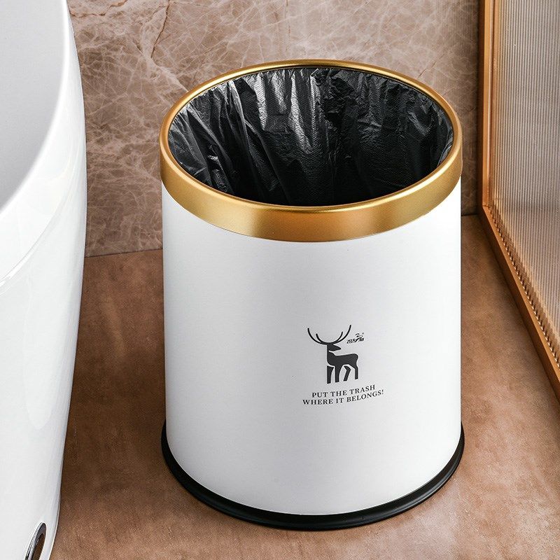 垃圾桶家用客厅轻奢高档厨房卧室高颜值大号大容量卫生间2024新款,家庭/个人清洁工具,垃圾桶,淘宝优惠券,粉丝福利购,淘宝优惠卷