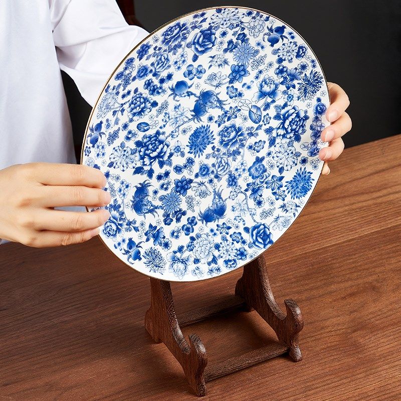 中式鸡翅木盘子展示架收纳架陈列架摆件碟子架托普洱茶饼支架实木,厨房/烹饪用具,碗架,淘宝优惠券,粉丝福利购,淘宝优惠卷