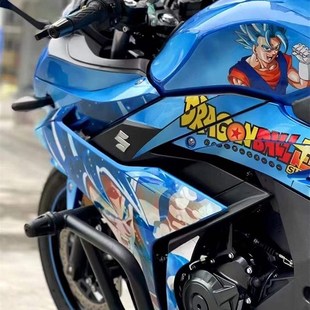 适用于铃木gsx250防摔杠gsx250r护杠摩托车保险杠改装竞技杠配件