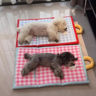狗狗降温冰窝凉席猫窝狗窝防水睡觉垫子可机洗趴趴垫 宠物冰垫夏季