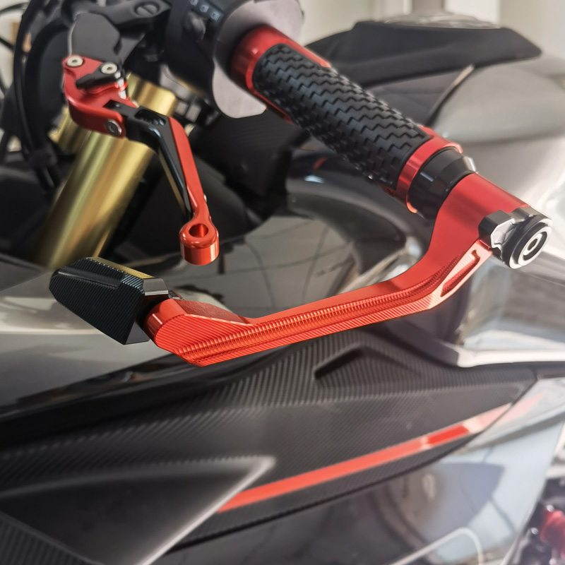 适用春风450sr改装q刹车牛角离合手柄竞技护弓防摔护手手把胶握把