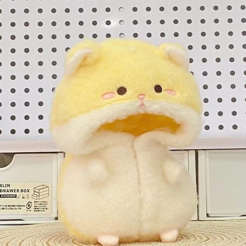 茶茶10cm小仓鼠连体服棉花娃娃娃衣