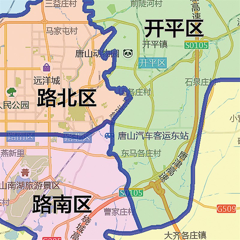 2021新款唐山市地图贴图办公室挂图高清防水墙壁贴超大装饰画定制