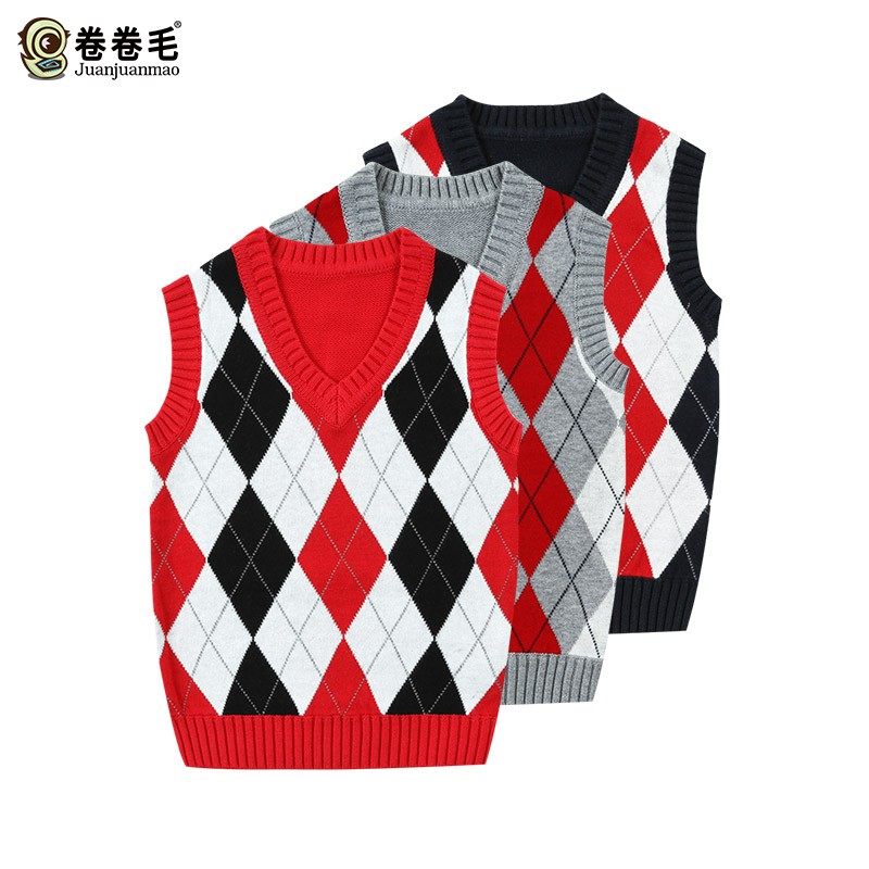 男童装儿童英伦学院风春秋季背心中小学生校服班服幼儿园园服毛衣,童装/婴儿装/亲子装,毛衣/针织衫,淘宝优惠券,粉丝福利购,淘宝优惠卷
