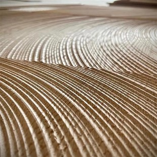 肌理板实木原木雕刻3D浮雕意式半透水性漆柜门护墙板木门定制工厂