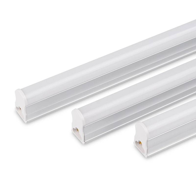 T5彩色led一体灯管暖光蓝光红光粉光日光灯光管支架全套长条形灯