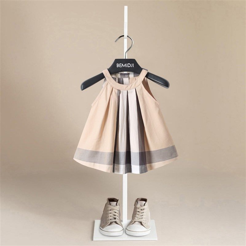 伯米吉夏季新款英伦风公主格子裙吊带女孩连衣裙凉爽棉宝宝裙1235,童装/婴儿装/亲子装,连衣裙,淘宝优惠券,粉丝福利购,淘宝优惠卷