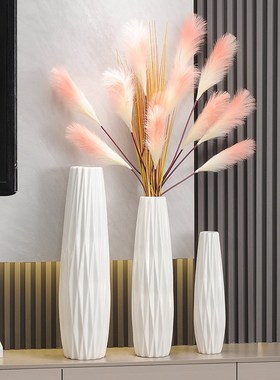 高颜值客厅大型落地花瓶摆件电视柜旁轻奢家居装饰品乔迁新居礼品