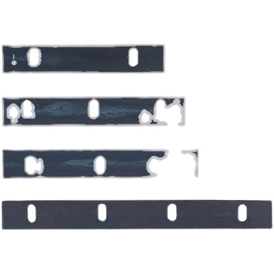 铡草定刀揉丝机两孔三孔四孔切草机底刀定刀底刀刀床配件大全