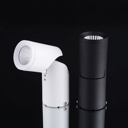 led明装折叠射灯家用酒店展厅背景墙吸顶玄关无主免开孔天花灯