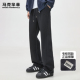 马克华菲潮牌重磅卫裤 高街拼接抽绳宽松运动休闲裤 男春秋新款 美式