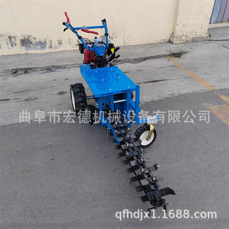 工程埋管链条式开沟机 柴油手扶地埋线开槽机 自走式挖沟机,农机/农具/农膜,耕种机械/微耕机/开沟机,淘宝优惠券,粉丝福利购,淘宝优惠卷