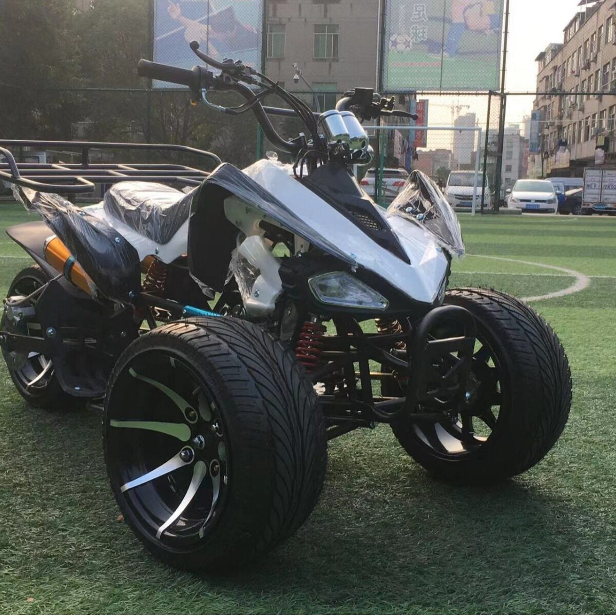 网红三轮沙滩车倒三轮ATV卧机125小火星山地越野摩托车沙滩摩托车