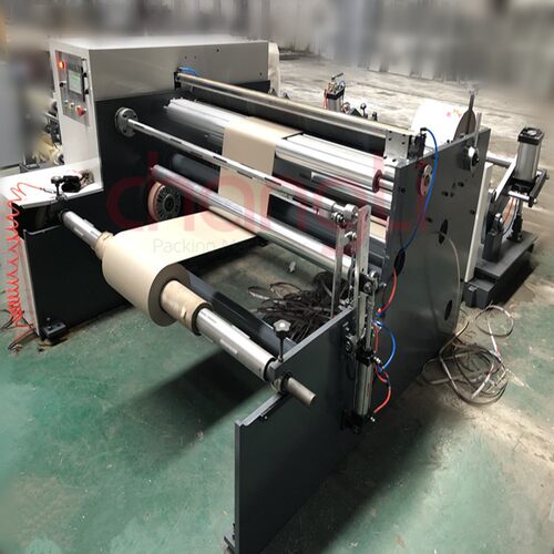 CMFF0LF-B150型工Q地保护膜修边复分卷分切机编织膜切收卷机效商