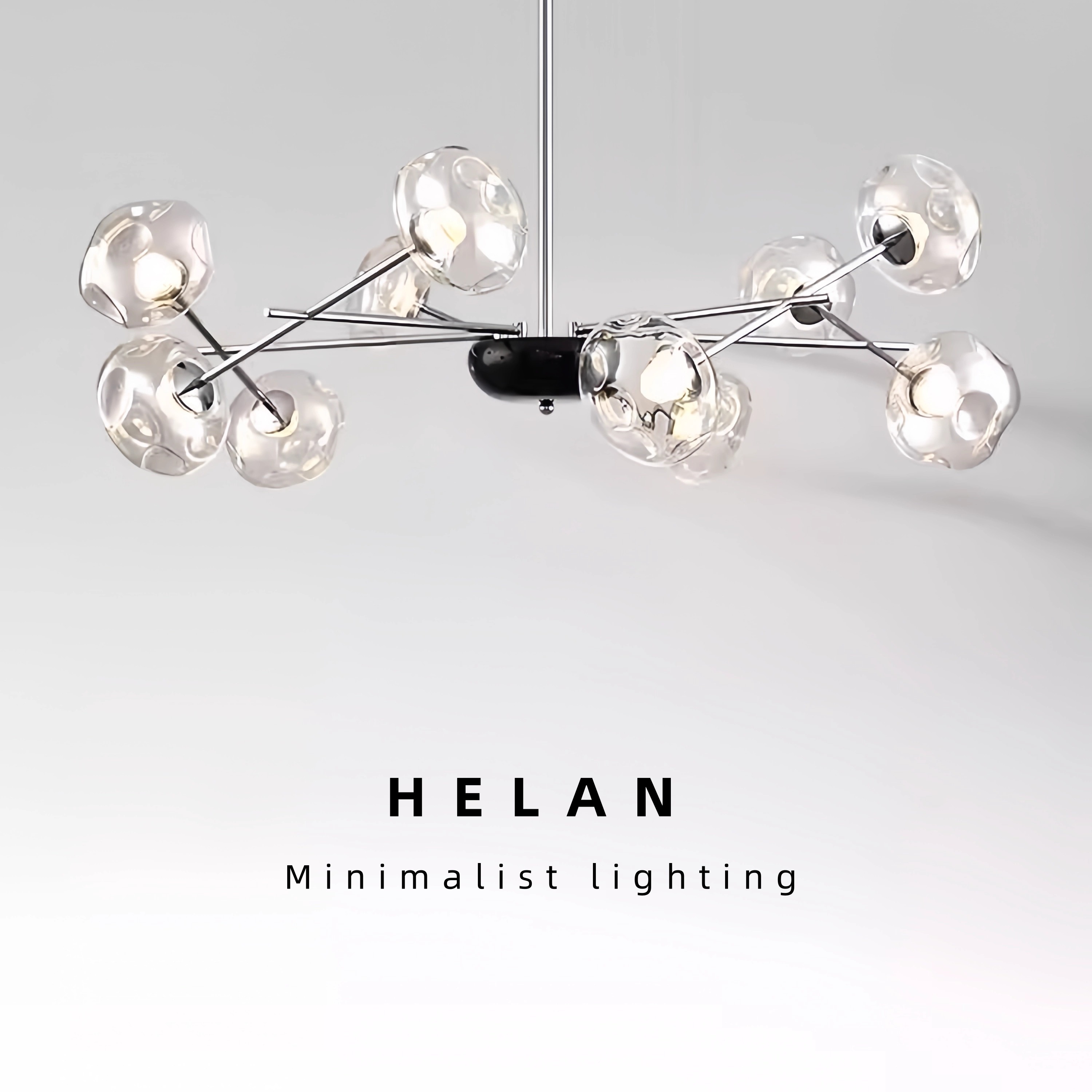 不规则魔豆客厅吊灯包豪斯分子灯