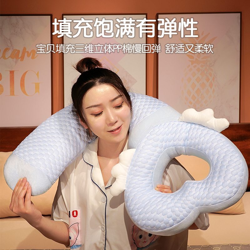 可爱抱枕女生夹腿睡觉床上大靠枕儿童卧室靠背垫寝室靠垫长条枕头