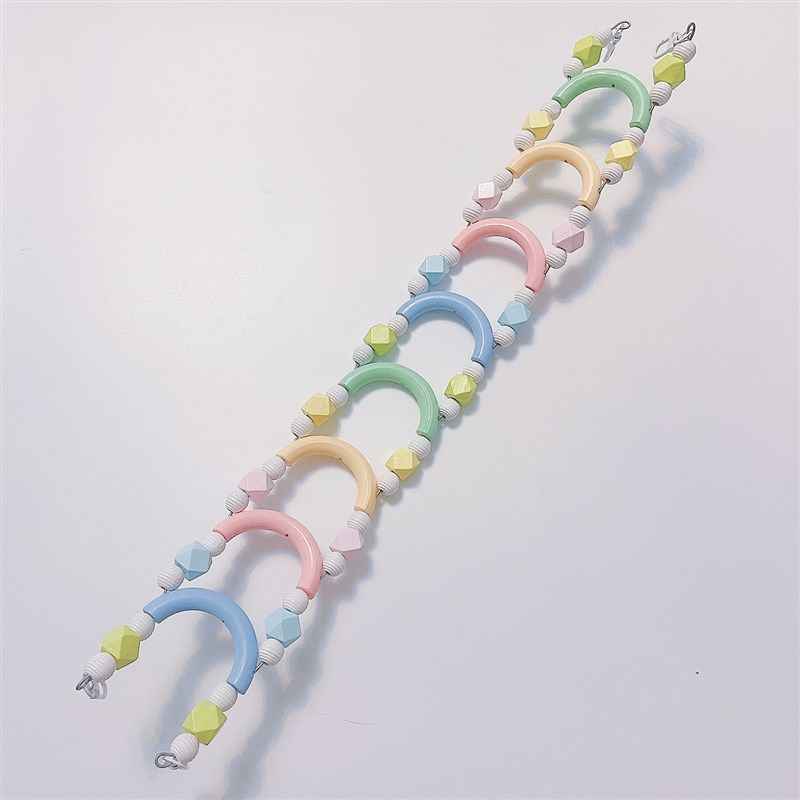 8玖-鸟用秋千弧形彩虹爬梯云梯鸟笼配件用品虎皮鹦鹉啃咬玩具站杠,宠物/宠物食品及用品,鸟玩具,淘宝优惠券,粉丝福利购,淘宝优惠卷