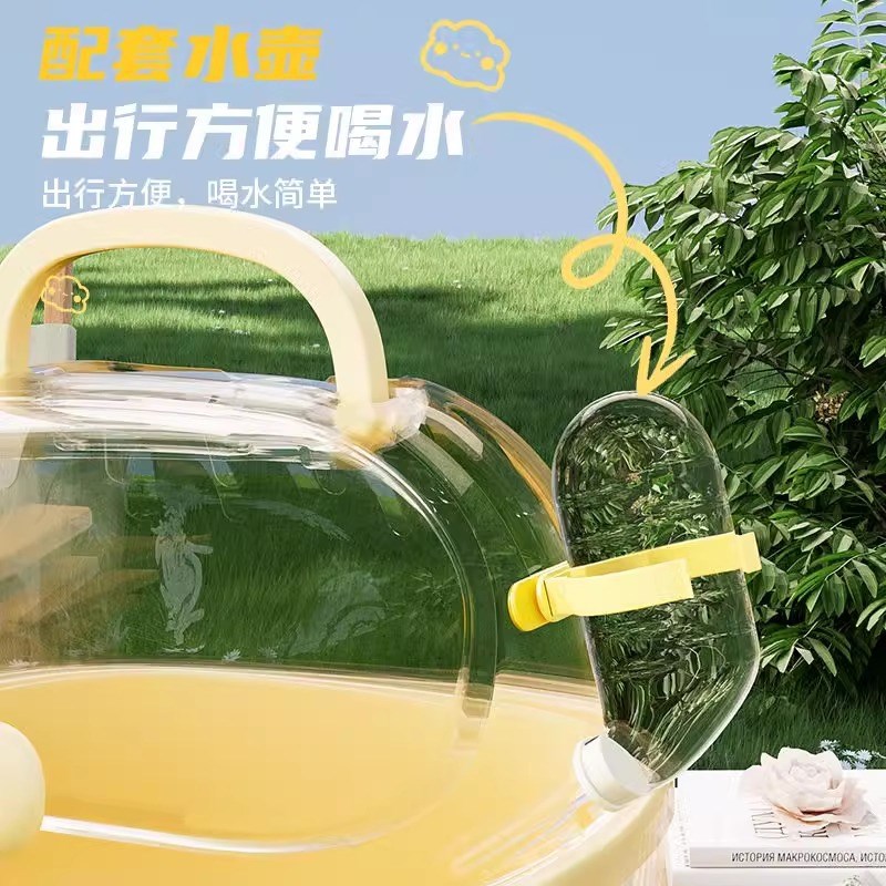 鹦鹉鸟笼外出包i小号手提外带包透明透气户外遛鸟笼子外出神器