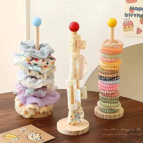 儿童发圈收纳架高颜值桌面