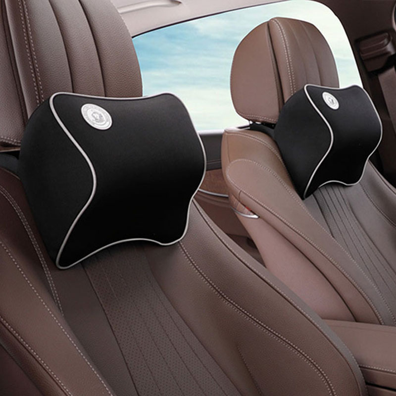 汽车头枕护颈枕记忆棉车用女神座位颈部靠枕高档久坐车载座椅枕头