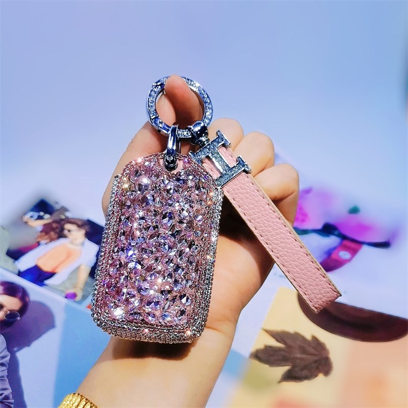 专用沃尔沃侧键汽车钥匙套xc60s90s60xc40xc90v60v90女款包扣卡通