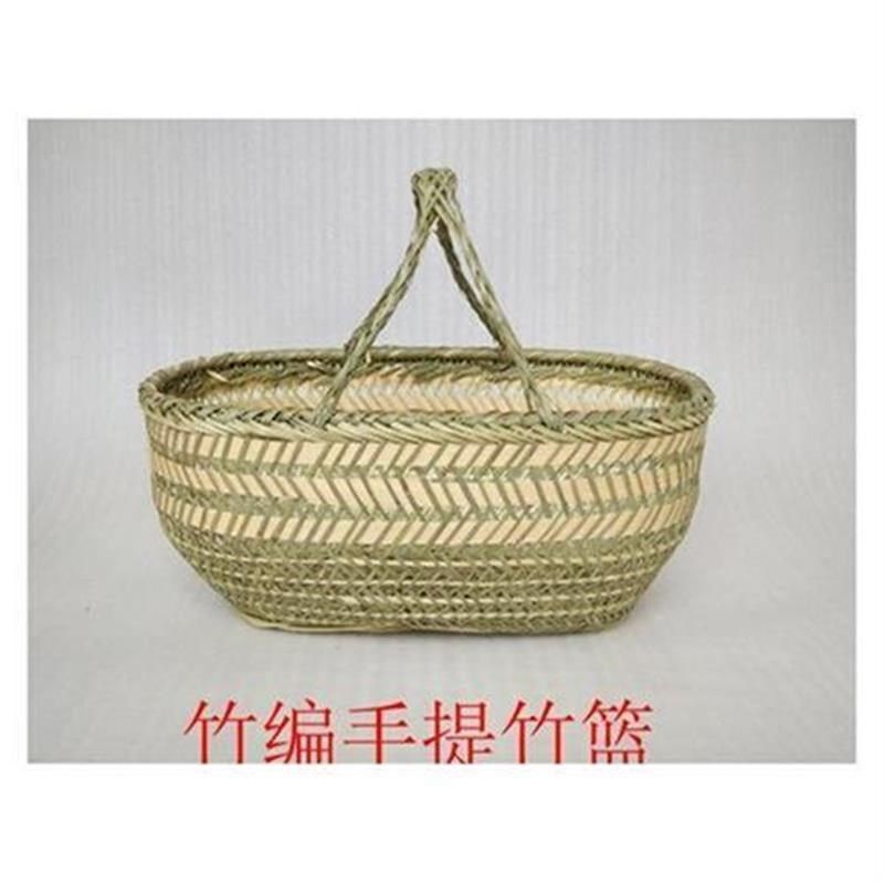 竹编竹篮子手提篮土鸡蛋篓子鸡蛋筐家用装鸡蛋的篓子包装筐包装篓,收纳整理,脏衣篮,淘宝优惠券,粉丝福利购,淘宝优惠卷