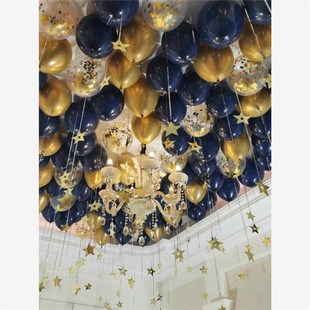 生日场景布置装饰飘空气球可以飘起来的高级感漂浮男孩氛围感道具