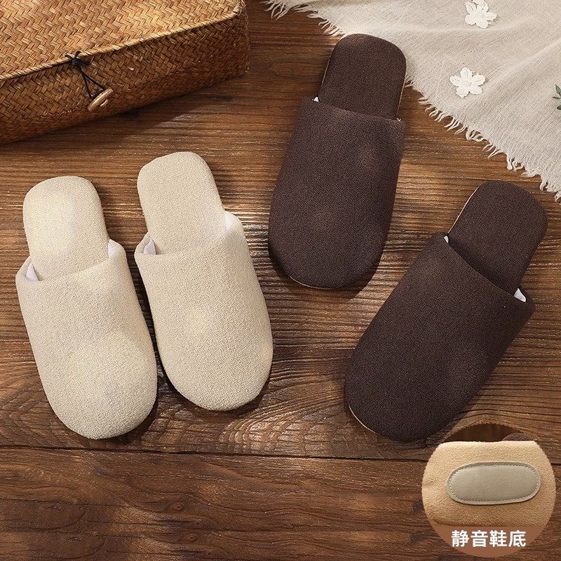 日式家居棉布拖鞋女秋冬居家室内软底无声木地板透气四季拖鞋男,居家布艺,居家棉拖/棉鞋,淘宝优惠券,粉丝福利购,淘宝优惠卷