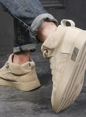 特大码男鞋2023夏季透气45中帮工装鞋46高帮47休闲板鞋48马丁靴49