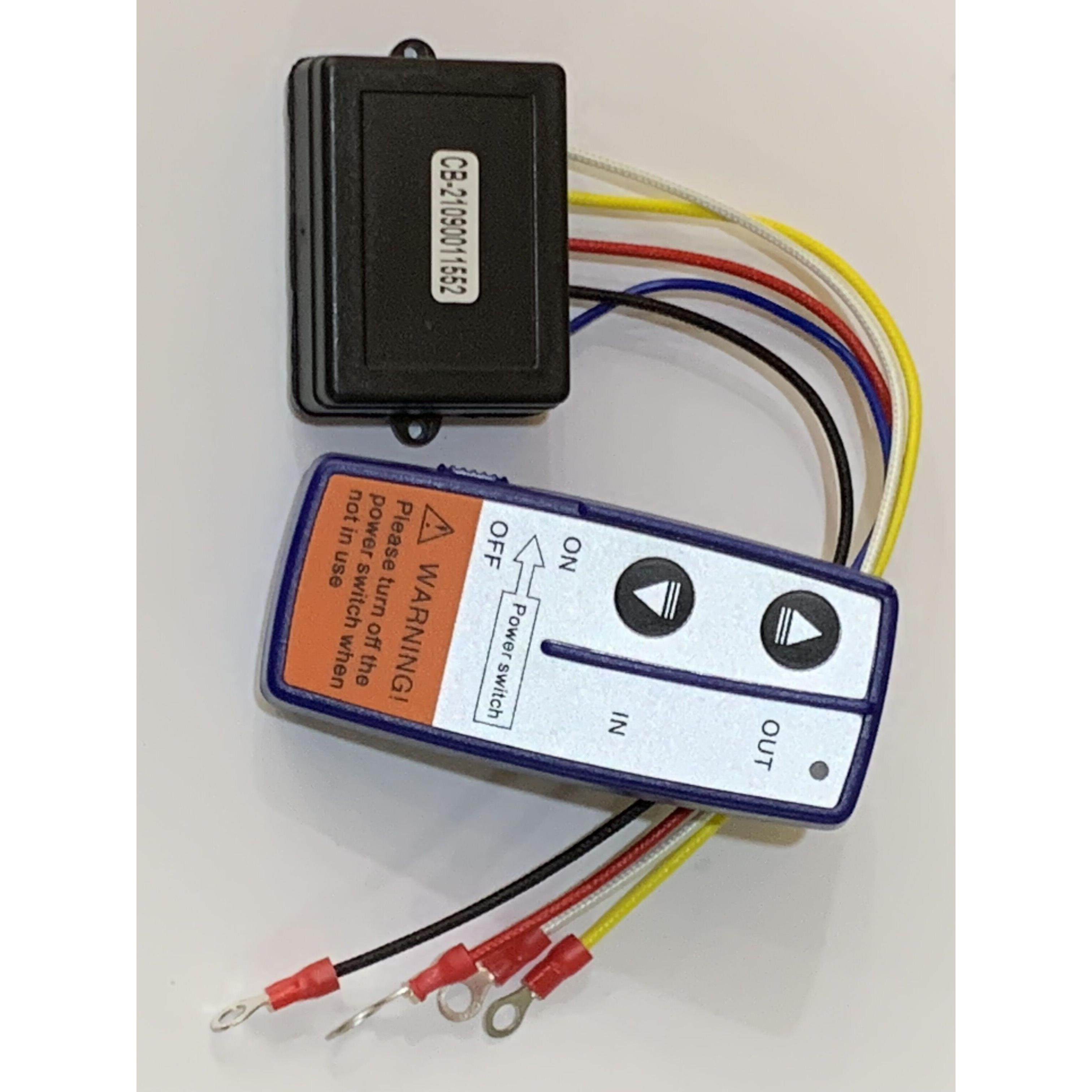 促销电动绞盘无线遥控器卷扬吊机绞车遥控器12V24V无线电控制器