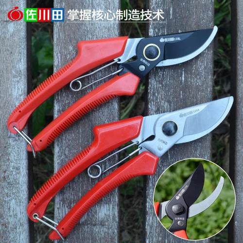 佐川田进口钢修树枝剪刀果树枝剪园艺修枝整枝剪园林剪刀花园剪