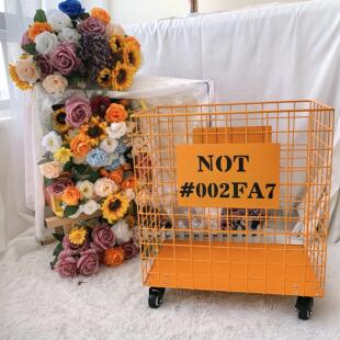 网红杂物衣服带轮推车收纳筐店铺摆件家用桌面零食储物盒置物架