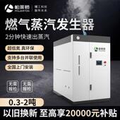 帕莱顿1吨瓦斯蒸汽产生器商用食品化工业蒸馏酿酒2吨蒸气锅炉