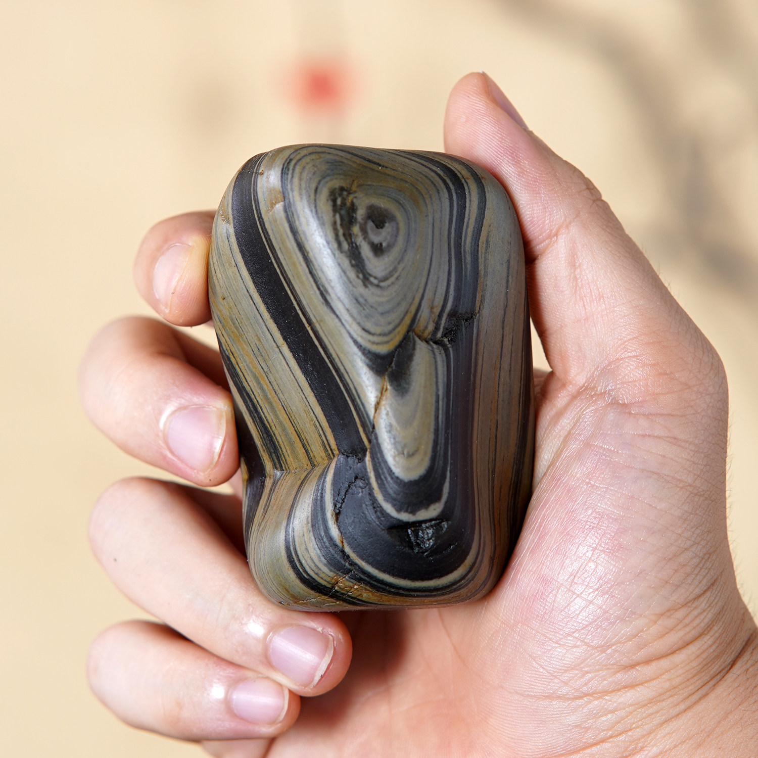 顶爷天然原石奇石【玄纹蕴道】广西大湾石收藏装饰摆件把玩靠山石