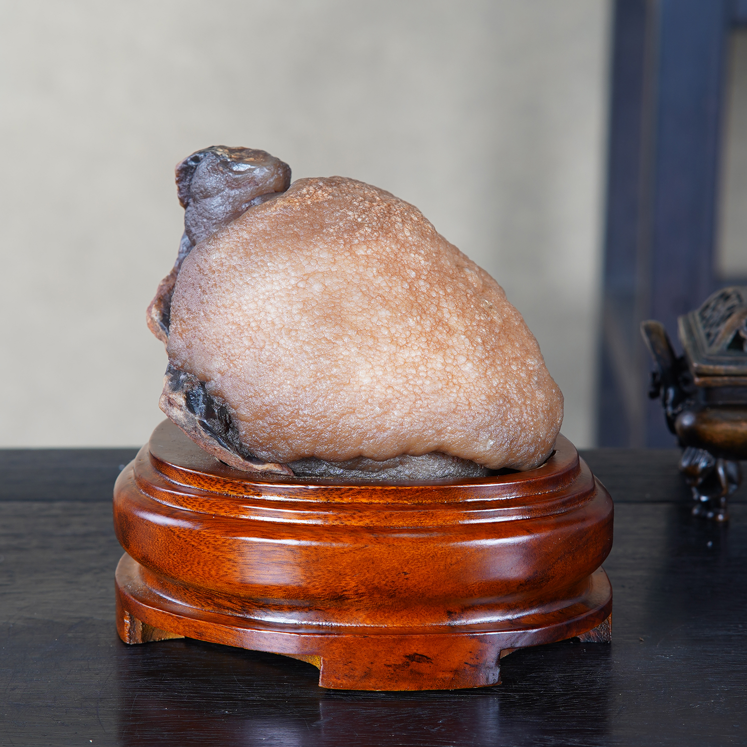 顶爷天然原石奇石【千年神龟】戈壁玛瑙收藏镇宅靠山修心把玩摆件