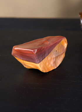 顶爷奇石原石靠山收藏戈壁石摆件