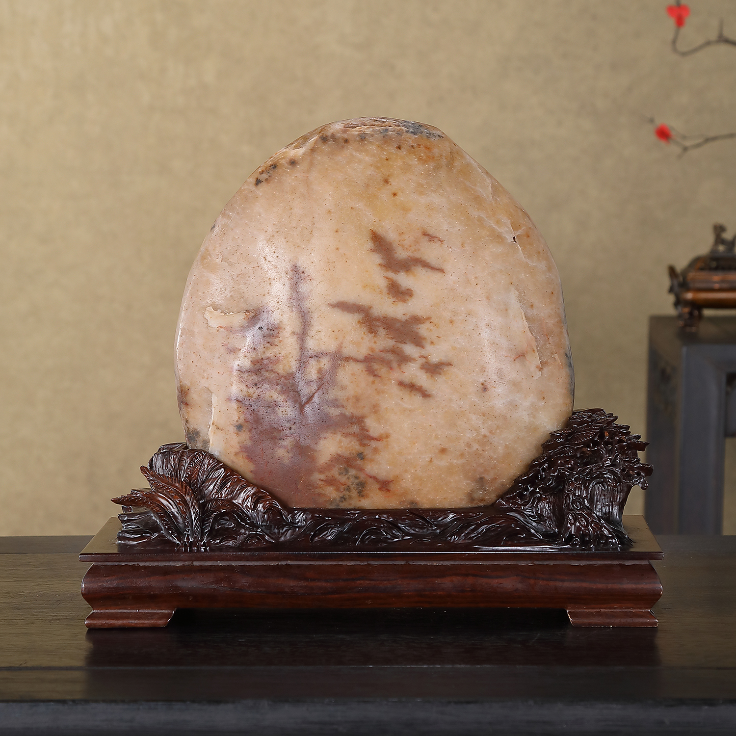 顶爷天然原石奇石【百鸟归巢黄河石】收藏摆件观赏招财镇宅靠山石