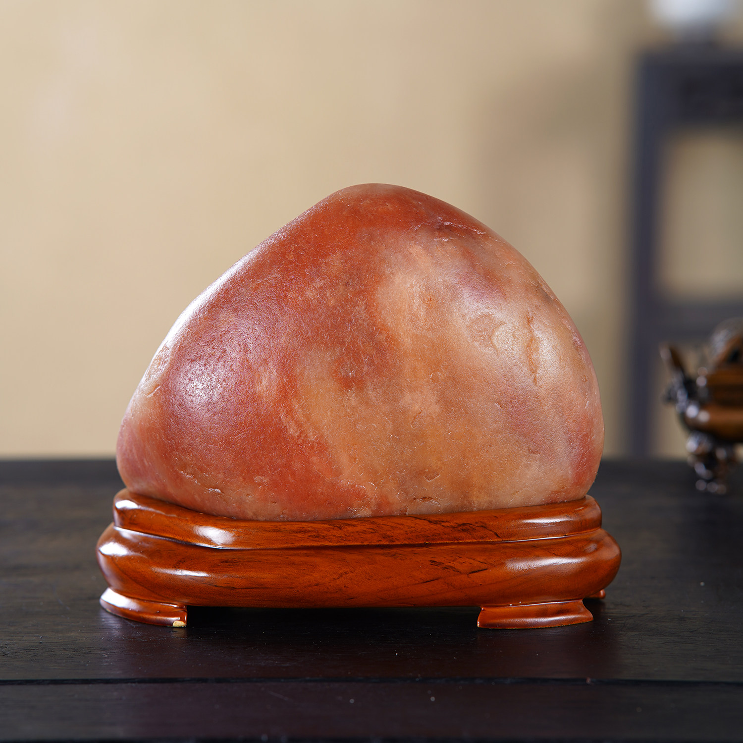 顶爷天然原石奇石【赤璧凝香】新疆金丝玉收藏摆件镇宅靠山石